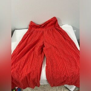 Anthropologie eyelet pants size 2‎